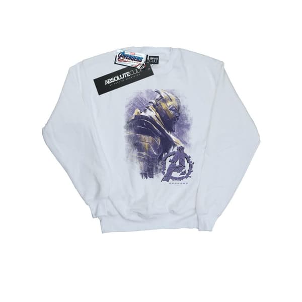 Marvel Boys Avengers Endgame Thanos Brushed Sweatshirt