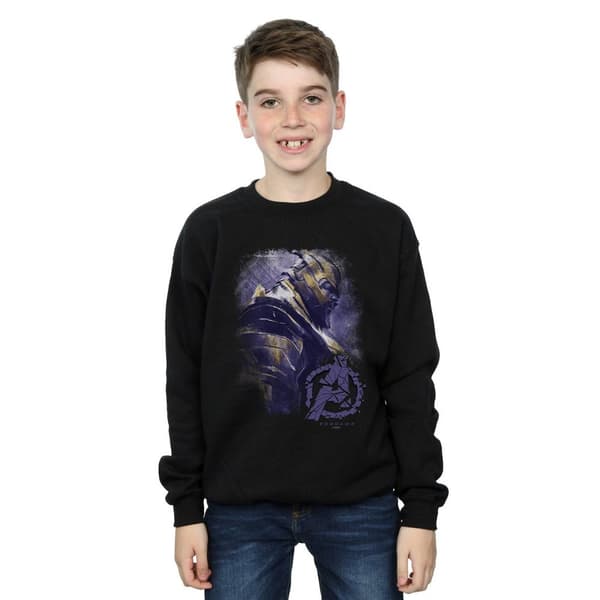 Marvel Boys Avengers Endgame Thanos Brushed Sweatshirt