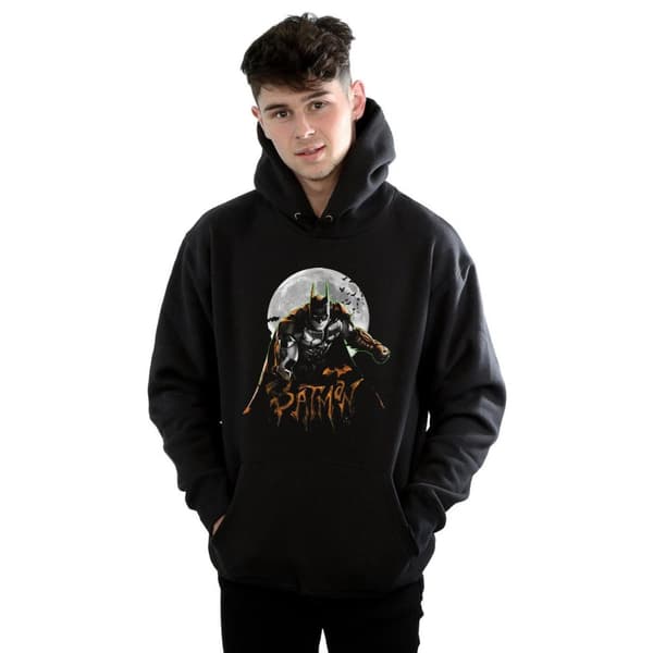 DC Comics Batman Arkham Knight Halloween Moon Hoodie - herr