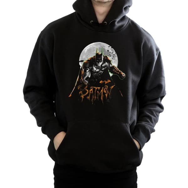 DC Comics Batman Arkham Knight Halloween Moon Hoodie - herr