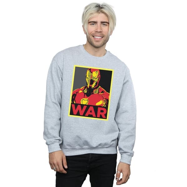 Marvel Mens Avengers Infinity War Iron Man War Sweatshirt