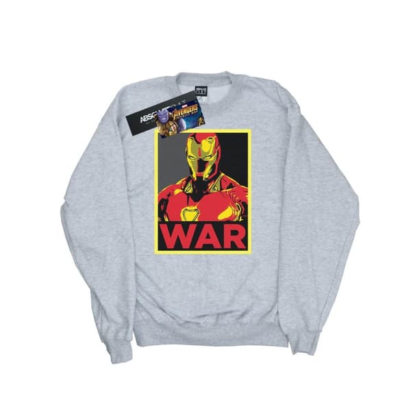 Marvel Mens Avengers Infinity War Iron Man War Sweatshirt