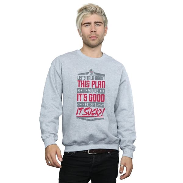 Marvel Mens Avengers Infinity War It Sucks Sweatshirt