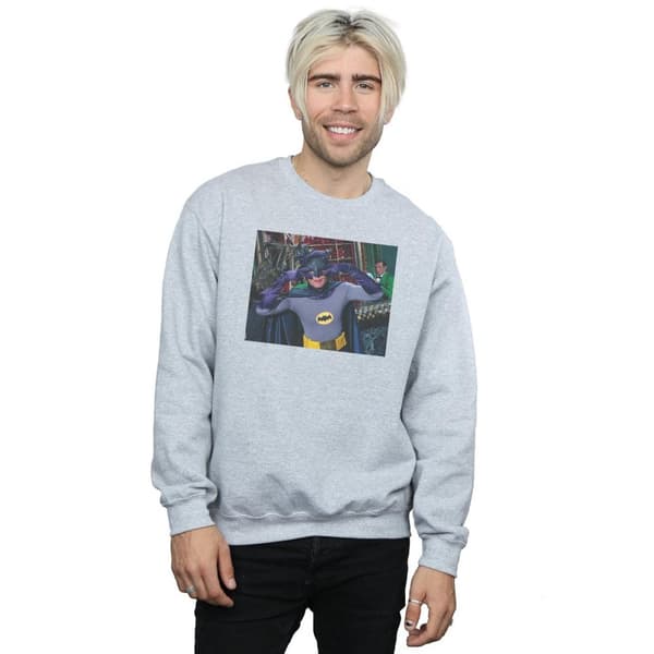 DC Comics Mens Batman TV Series Batdance Photo Sweatshirt