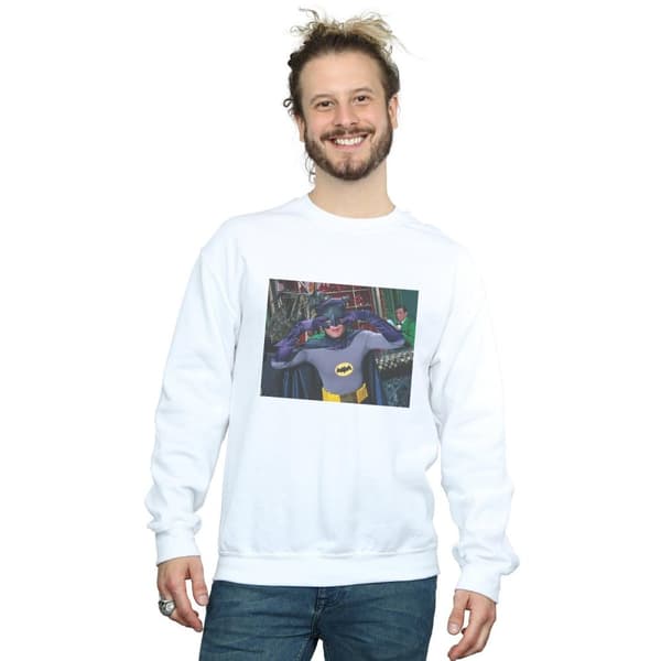 DC Comics Mens Batman TV Series Batdance Photo Sweatshirt