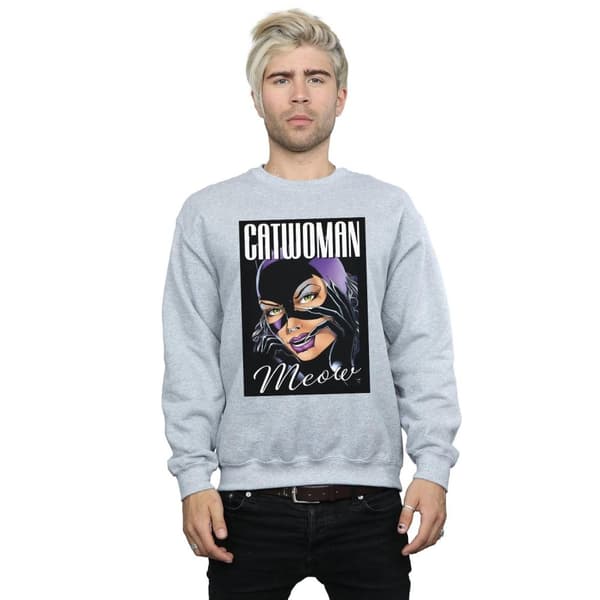 DC Comics Mens Batman Catwoman Feline Fatale Sweatshirt