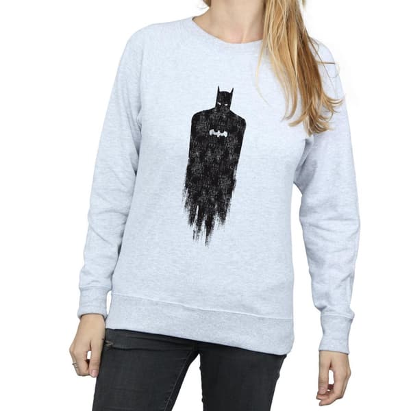 DC Comics Dam/Tjej Batman Borstad Sweatshirt