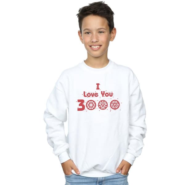 Marvel Boys Avengers Endgame I Love You 3000 Circuits Sweatshirt