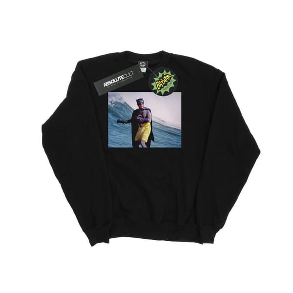DC Comics Mens Batman TV Series Surfing Still Sweatshirt