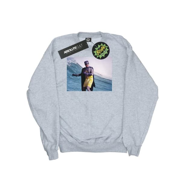 DC Comics Mens Batman TV Series Surfing Still Sweatshirt