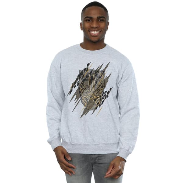 Marvel Black Panther Gold Head Sweatshirt för herrar