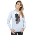 Miniatyrbild 2 av 5: Marvel Sweatshirt med svart pantherprofil för kvinnor/damer