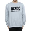 Miniatyrbillede 3 af 5: AC/DC Mens Back in Black Logo Sweatshirt