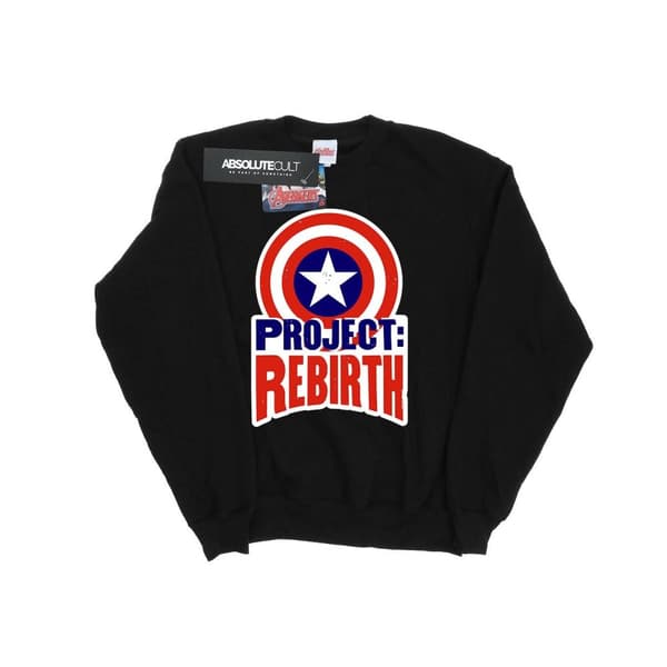 Marvel Boys Captain America Project Rebirth Sweatshirt