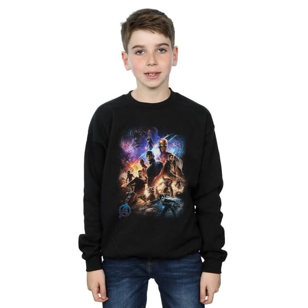Marvel Boys Avengers Endgame Character Montage Sweatshirt