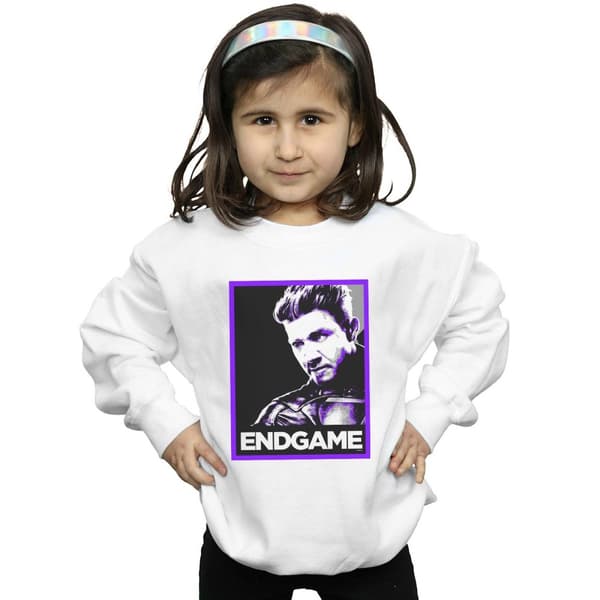 Marvel Girls Avengers Endgame Hawkeye Poster Sweatshirt