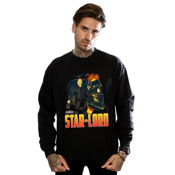 Marvel Mens Avengers Infinity War Star Lord Character Sweatshirt