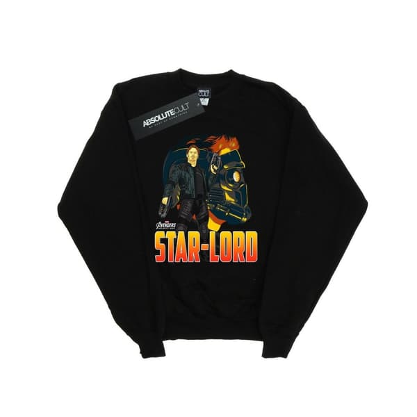 Marvel Mens Avengers Infinity War Star Lord Character Sweatshirt