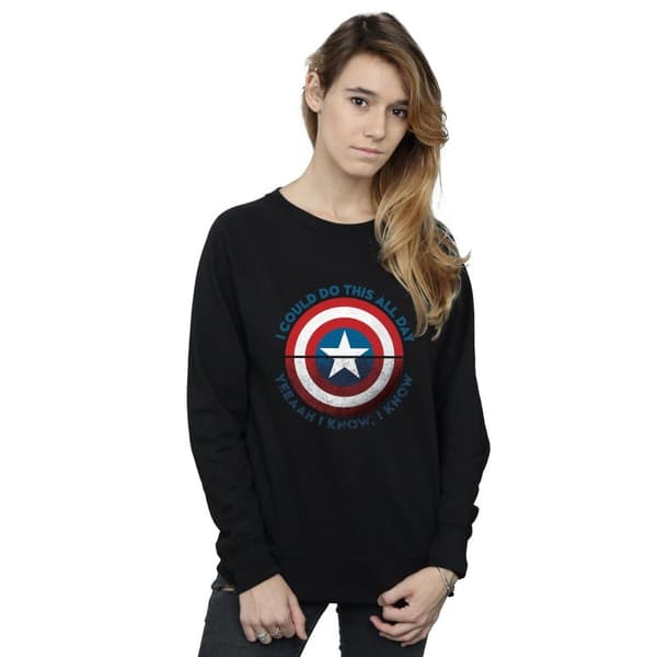 Marvel Womens/Ladies Avengers Endgame Do This All Day Sweatshirt