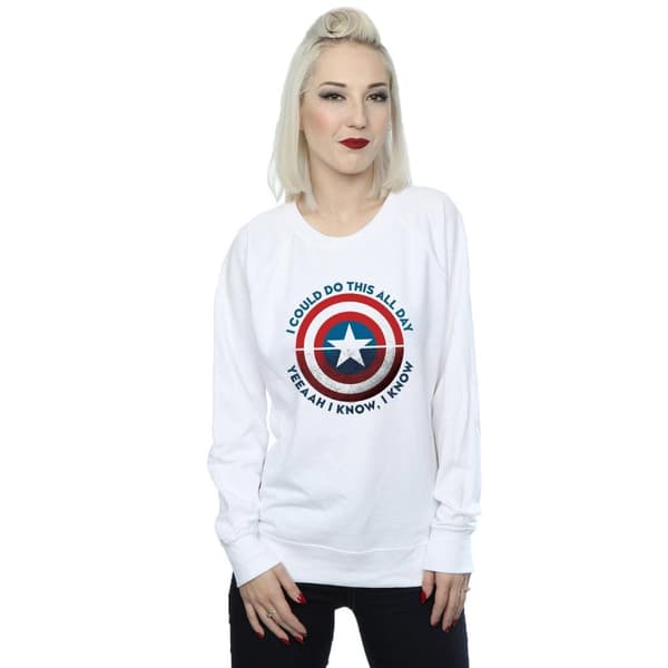 Marvel Womens/Ladies Avengers Endgame Do This All Day Sweatshirt