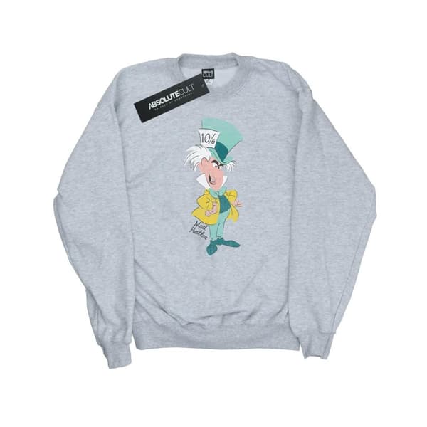 Disney Womens/Ladies Classic Mad Hatter Sweatshirt