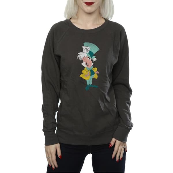 Disney Womens/Ladies Classic Mad Hatter Sweatshirt