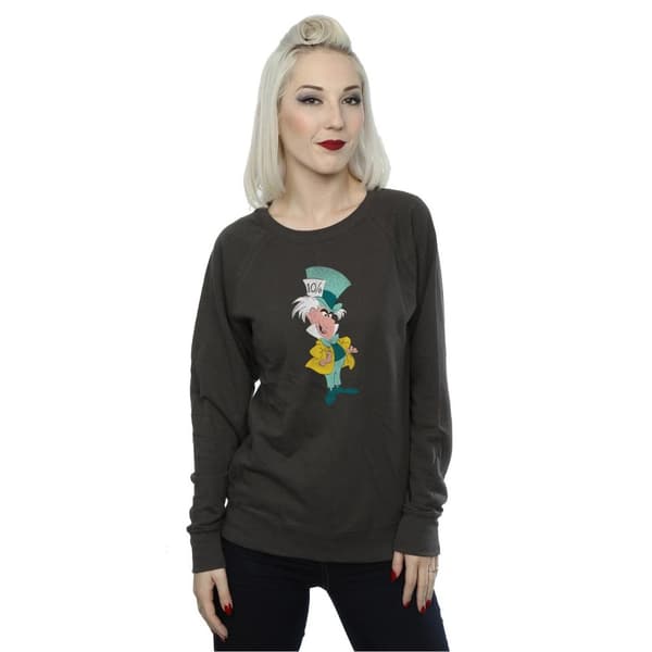 Disney Womens/Ladies Classic Mad Hatter Sweatshirt