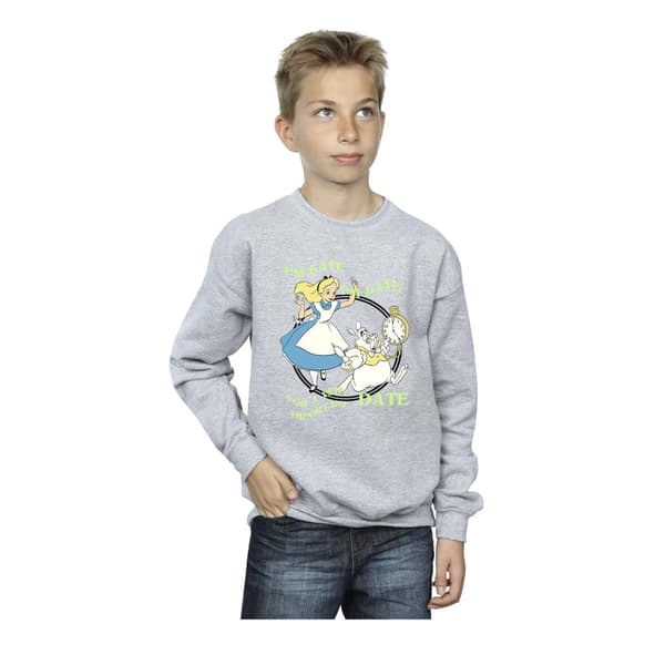 Disney Pojkar Alice i underlandet I´m Late Sweatshirt