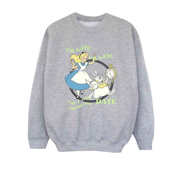 Disney Pojkar Alice i underlandet I´m Late Sweatshirt