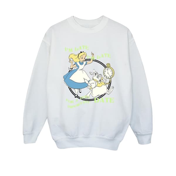 Disney Pojkar Alice i underlandet I´m Late Sweatshirt