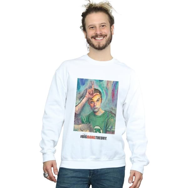 The Big Bang Theory Mens Sheldon Loser Painting Sweatshirt
