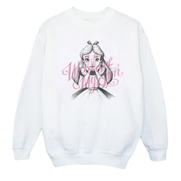 Disney Pojkar Alice i Underlandet I En Egen Värld Sweatshirt