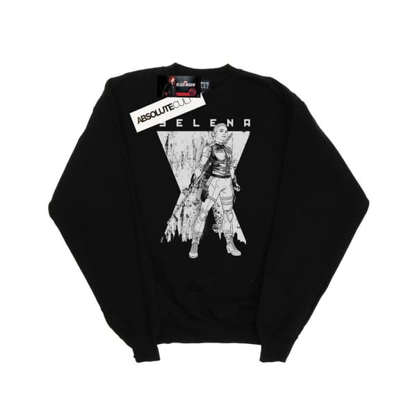 Marvel Mens Black Widow Movie Yelena Romanoff Mono Sweatshirt