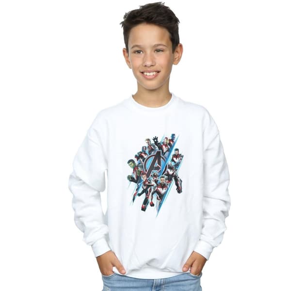 Marvel Pojkar Avengers Endgame Logo Team Sweatshirt