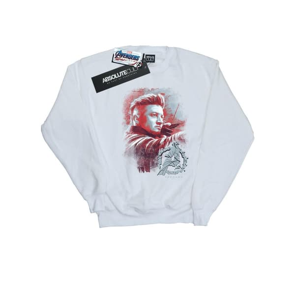Marvel Mens Avengers Endgame Hawkeye Brushed Sweatshirt