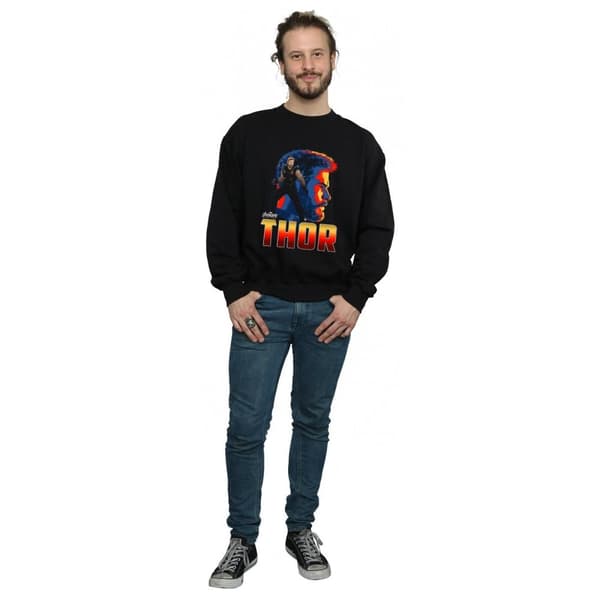 Marvel Mens Avengers Infinity War Thor Character Sweatshirt