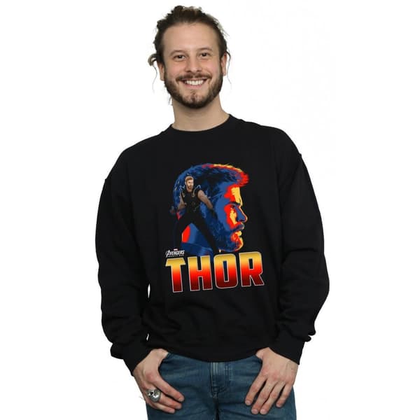 Marvel Mens Avengers Infinity War Thor Character Sweatshirt