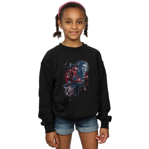 Marvel Girls Avengers Endgame Shield Team Sweatshirt
