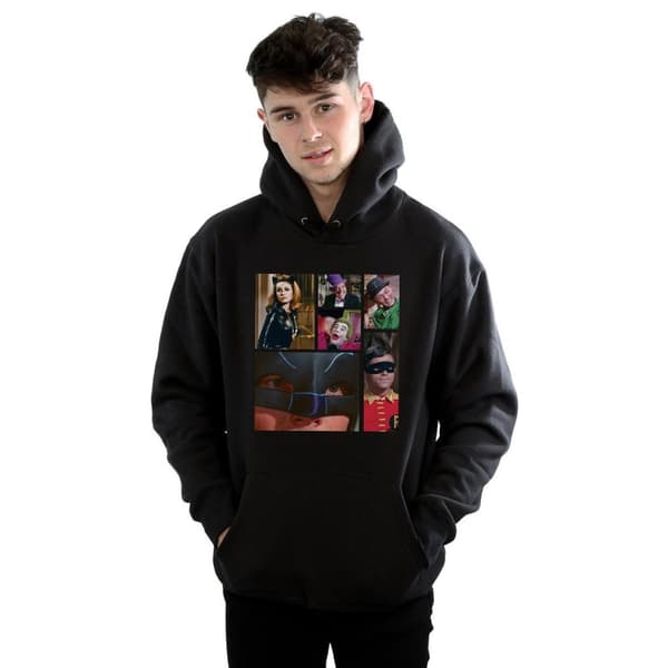 DC Comics Mens Batman TV Series Class Photo Hoodie