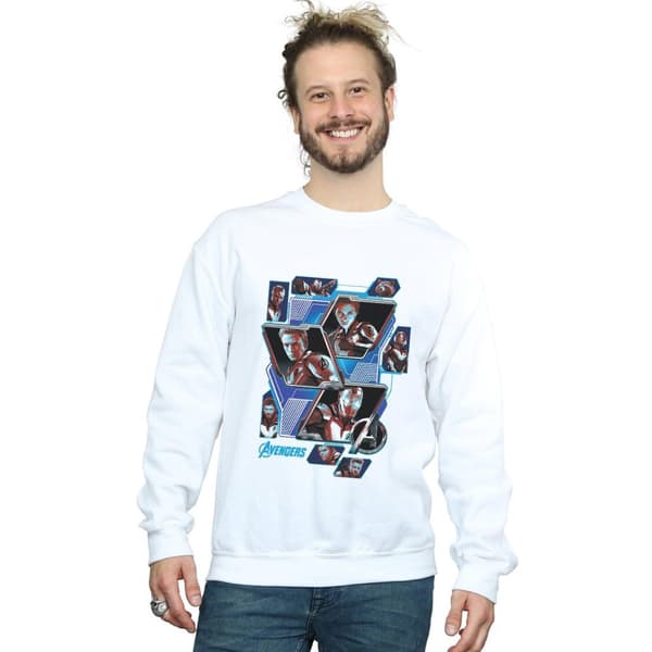 Marvel Mens Avengers Endgame Hero Panels Sweatshirt