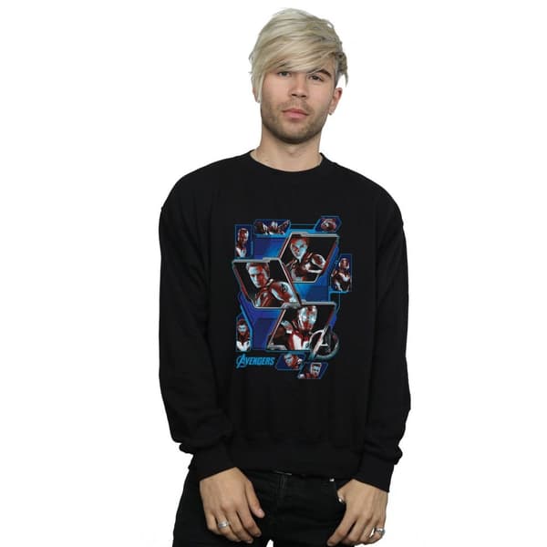 Marvel Mens Avengers Endgame Hero Panels Sweatshirt