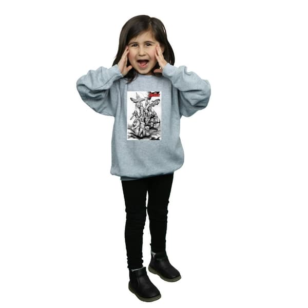 Marvel Girls Avengers Assemble Team Sketch Sweatshirt