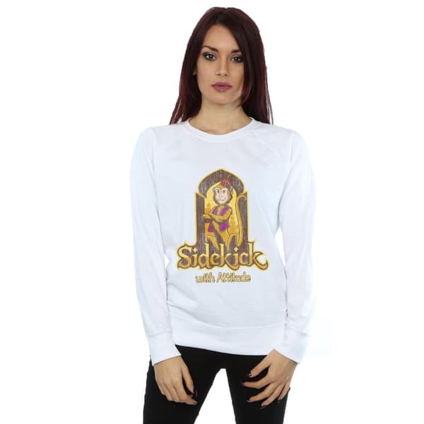 Disney Dam/kvinnor Aladdin Movie Abu Sidekick With Attitude - Sweatshirt
