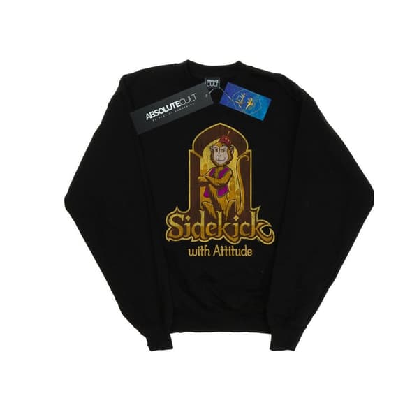 Disney Womens/Ladies Aladdin Movie Abu Sidekick With Attitude Sweatshirt
