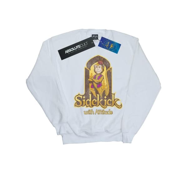 Disney Womens/Ladies Aladdin Movie Abu Sidekick With Attitude Sweatshirt
