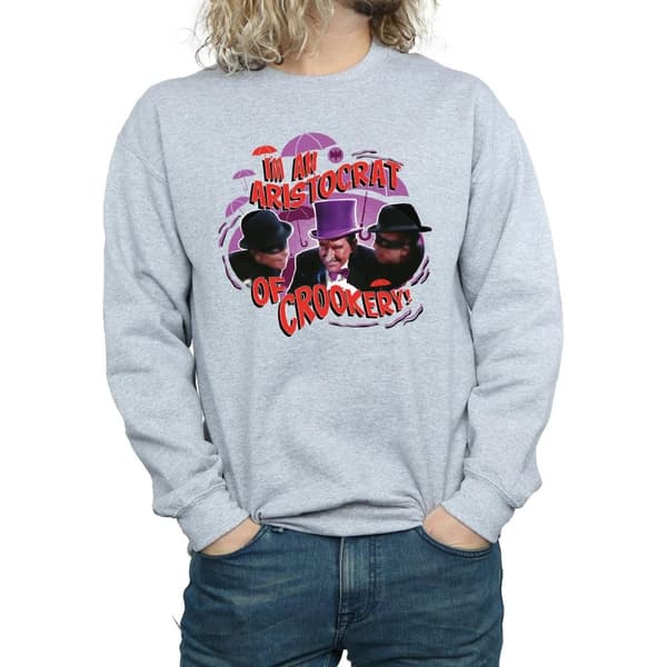 DC Comics Mens Batman TV Series The Penguin Aristocrat Sweatshirt