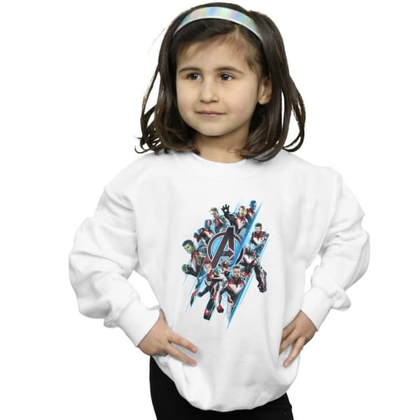 Marvel Girls Avengers Endgame Logo Team Sweatshirt