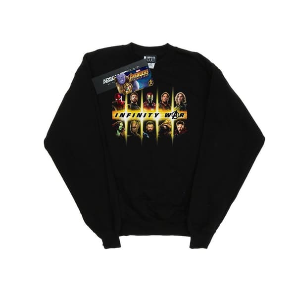 Marvel Mens Avengers Infinity War Team Lineup Sweatshirt