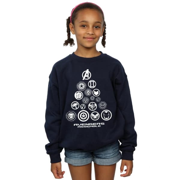 Marvel Girls Avengers Endgame Pyramid Icons Sweatshirt