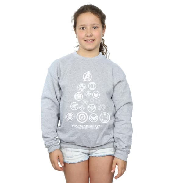 Marvel Girls Avengers Endgame Pyramid Icons Sweatshirt